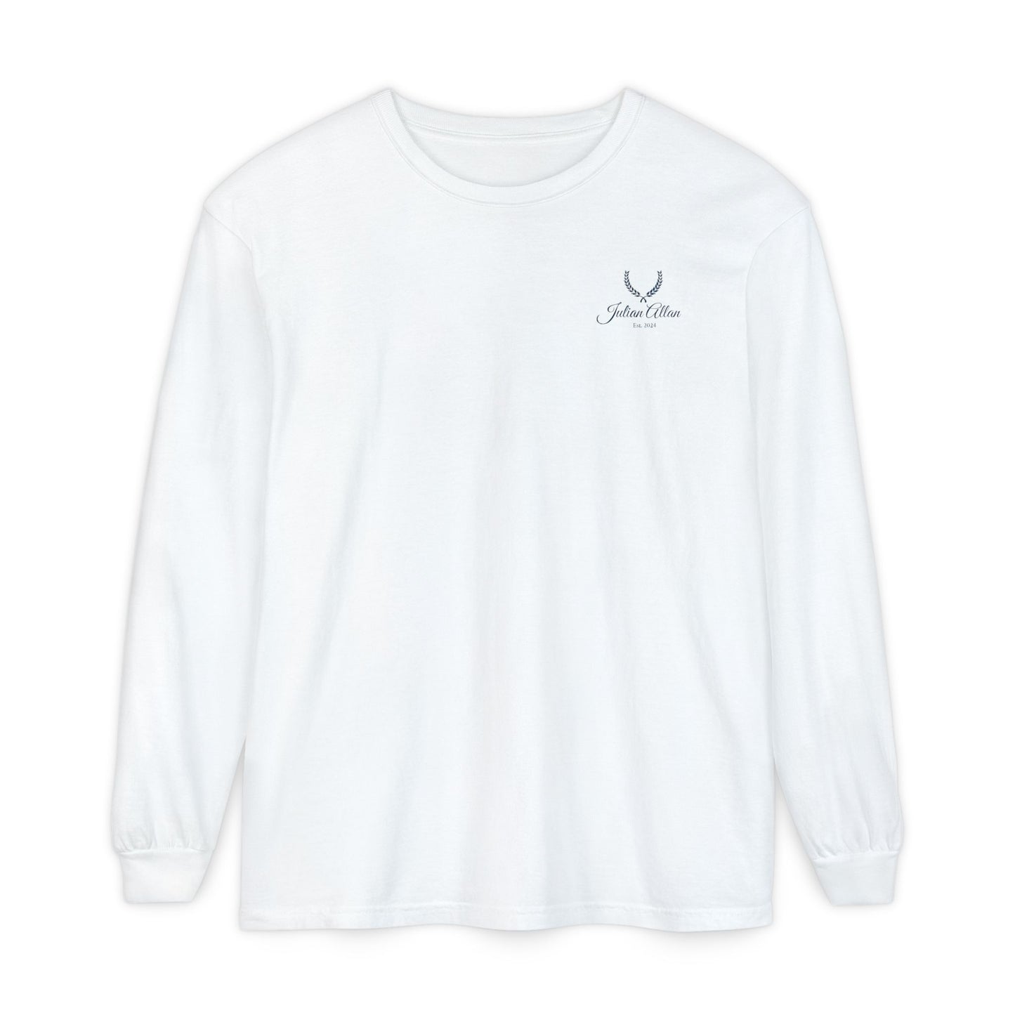 Unisex Garment-dyed Long Sleeve T-Shirt