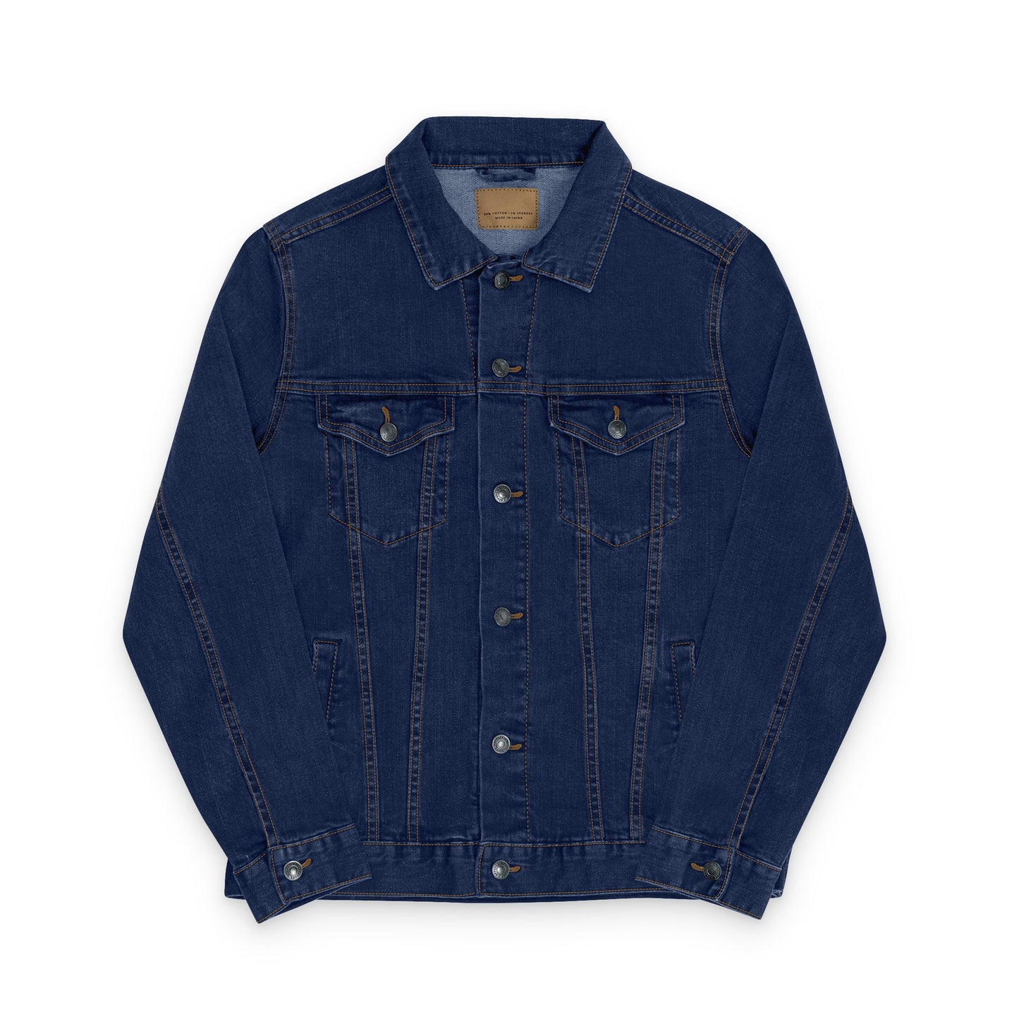 Stylish Unisex Embroidered Denim Jacket